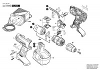 Bosch 3 601 J95 401 Gsr 14,4 V Cordless Drill Driver 14.4 V / Eu Spare Parts